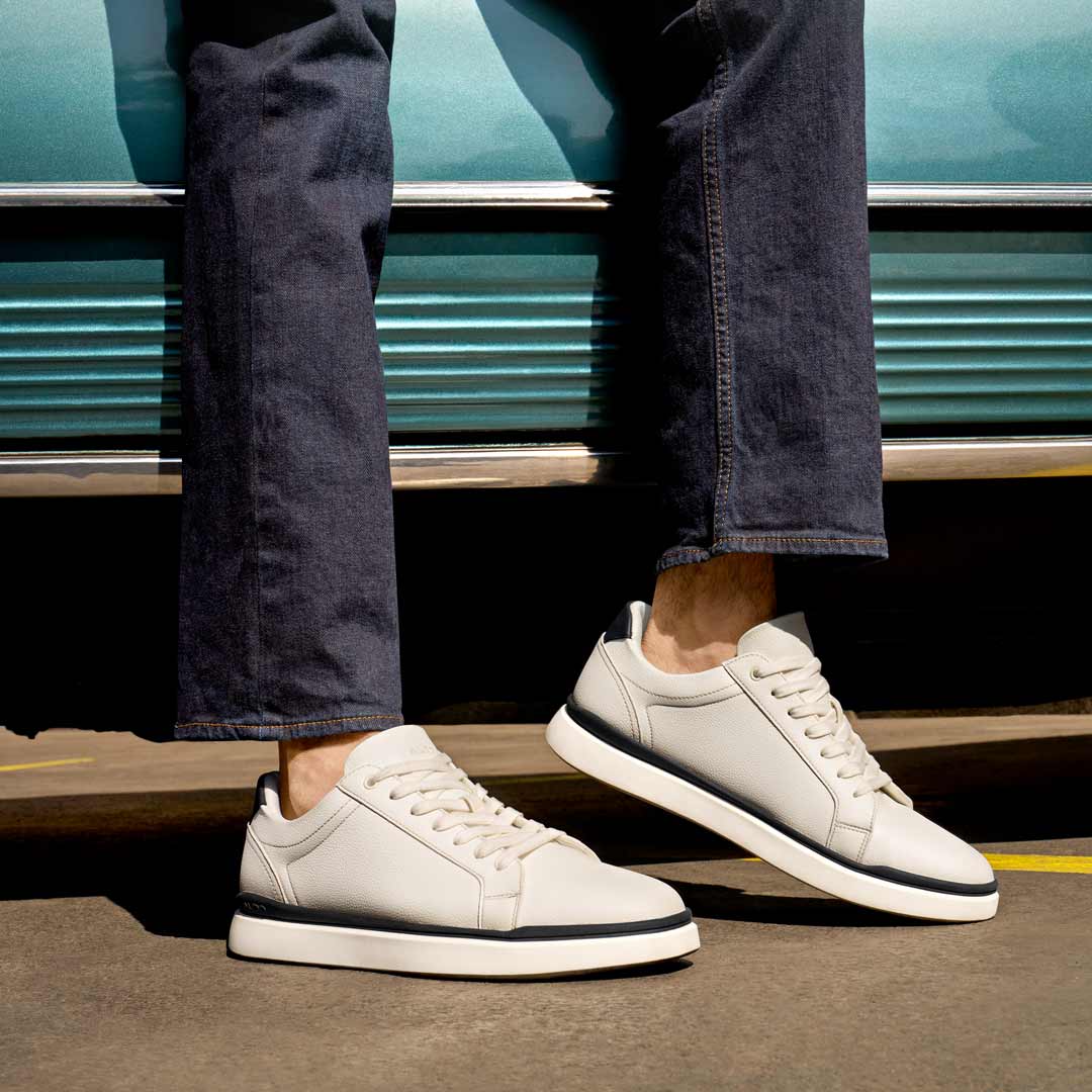 Melrick Men's White Sneakers image number 2
